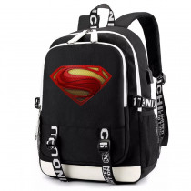 Рюкзак Супермен черный с USB-портом №2