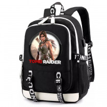 Рюкзак Лара Крофт (Tomb Raider) черный с USB-портом №3