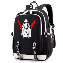 Рюкзак Гай Фокс (Vendetta) черный с USB-портом №2