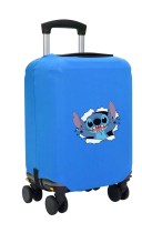 Чехол на чемодан L - Стич (Stitch) синий №2