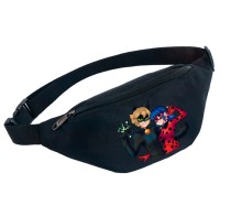 Поясная сумка Леди Баг (Lady Bug) черная №1