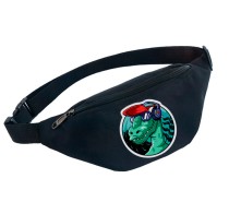Поясная сумка Динозавры (Jurassic Park) черная №7