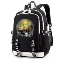 Рюкзак Маленькие кошмары - Little Nightmares черный с USB-портом №4