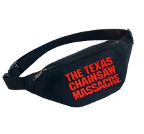 Поясная сумка Техасская резня бензопилой (Кожаное лицо) черная №2
