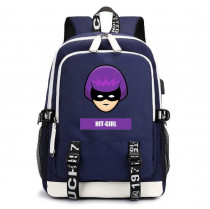 Рюкзак Пипец (Kick-Ass) синий с USB-портом №1