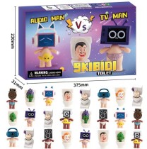 Скибиди туалет адвент календарь - Skibidi toilet 24 шт