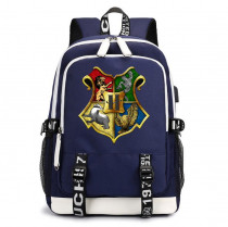 Рюкзак Гарри Поттер (Harry Potter) синий с USB-портом №2