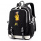 Рюкзак Коралина в дождевике (Coraline) черный с USB-портом №2