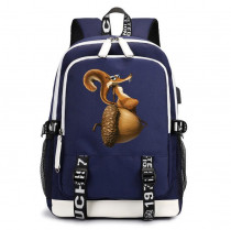 Рюкзак Ледниковый период (Ice Age) синий с USB-портом №1