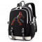 Рюкзак Железный - Человек паук (Spider man) черный с USB-портом №4