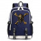 Рюкзак Пираты Карибского моря синий с USB-портом №1