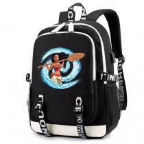 Рюкзак Моана черный с USB-портом №5