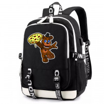 Рюкзак медведь Фредди (Five Nights at Freddys) черный с USB-портом №3