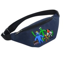 Поясная сумка Радужные Друзья (Rainbow Friends Roblox) синяя №1