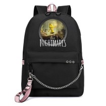 Рюкзак Маленькие кошмары - Little Nightmares черный с цепью №4