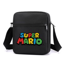 Сумка через плечо с логотипом Марио (Super Mario) черная №2