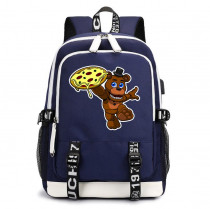 Рюкзак медведь Фредди (Five Nights at Freddys) синий с USB-портом №3