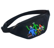 Поясная сумка Радужные Друзья (Rainbow Friends Roblox) черная №1