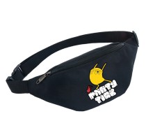 Поясная сумка Время приключений черная №1