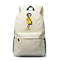 Рюкзак Коралина в дождевике (Coraline) белый №2