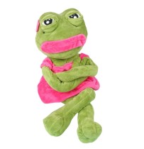 Мягкая игрушка лягушка девочка Пепе (45см)