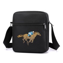 Сумка через плечо Верховая езда черная №2