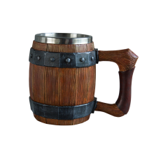 Кружка викингов в виде бочки - Vikings