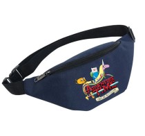 Поясная сумка Время приключений синяя №2