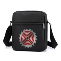 Сумка через плечо Циркулярная пила (Saw) черная №1