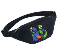 Поясная сумка Радужные Друзья (Rainbow Friends Roblox) черная №2