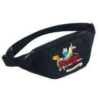 Поясная сумка Время приключений черная №2