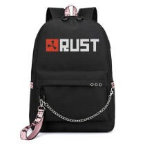 Рюкзак Раст (Rust) черный с цепью №1