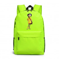 Рюкзак Коралина в дождевике (Coraline) зеленый №2
