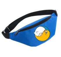 Поясная сумка Время приключений голубая №3