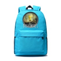 Рюкзак Маленькие кошмары - Little Nightmares голубой №4