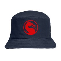 Панама Мортал комбат (Mortal Kombat) синяя №1