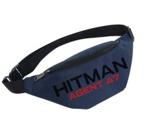 Поясная сумка Хитмен (Hitman) синяя №1
