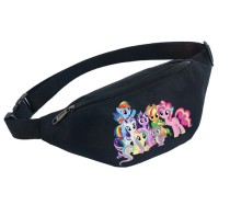 Поясная сумка Маленькие пони (Little Pony) черная №1