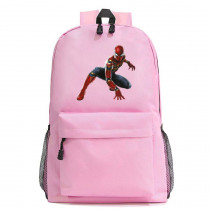 Рюкзак Железный - Человек паук (Spider man) розовый №4