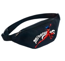 Поясная сумка Леди Баг (Lady Bug) черная №4