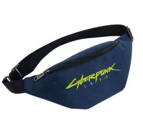 Поясная сумка Киберпанк (Cyberpunk 2077) синяя №1