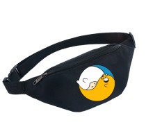 Поясная сумка Время приключений черная №3