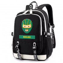 Рюкзак Пипец (Kick-Ass) черный с USB-портом №2