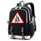 Рюкзак Техасская резня бензопилой (Кожаное лицо) черный с USB-портом №1