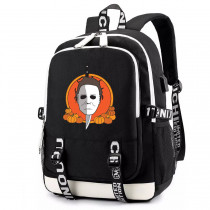 Рюкзак Майкл Майерс (Хэллоуин) черный с USB-портом №1