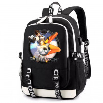 Рюкзак Овервотч (Overwatch) черный с USB-портом №5