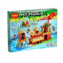 Конструктор Мой мир «Подводный замок», 2 в 1, 432 детали