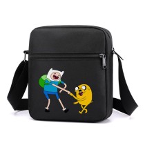 Сумка через плечо Фин и Джейк (Время приключений) черная №3