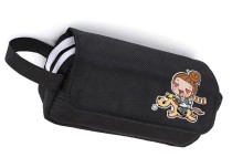 Пенал девочка на лошадке (Верховая езда) чёрный №2