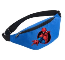 Поясная сумка Человек паук (Spider man) голубая №1